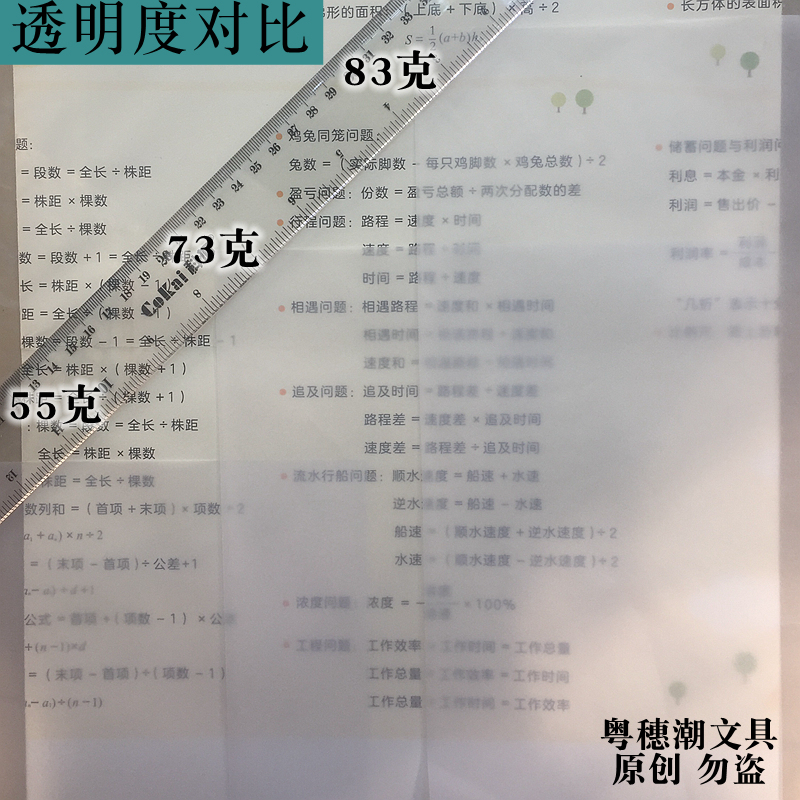 8开A4硫酸纸A3描图纸A2制版转印A1透明绘图设计73克83克A5临摹纸 - 图1