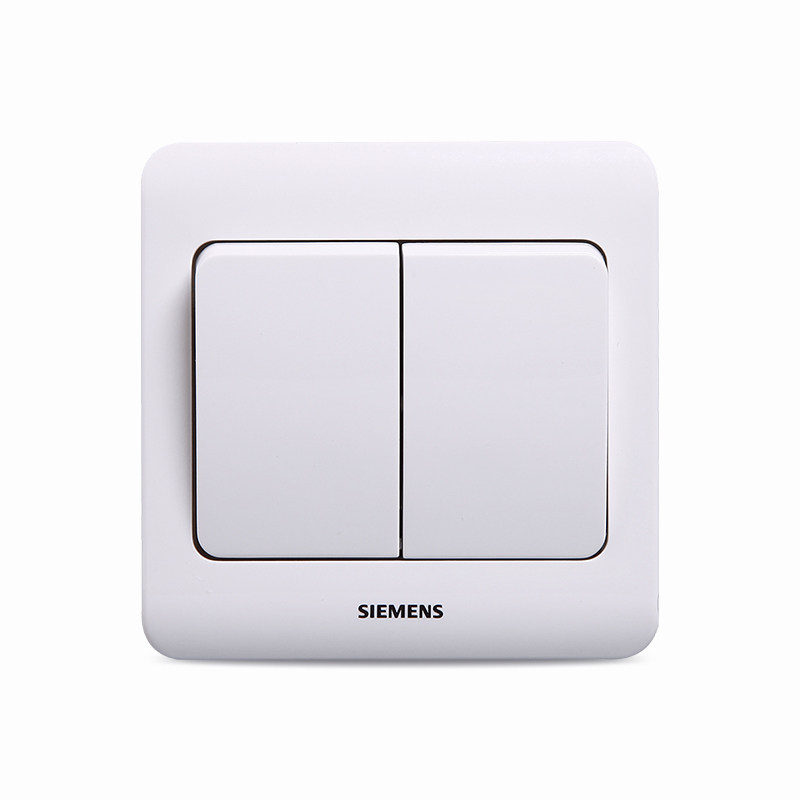 西门子二开双控开关面板远景照明灯 西门子璞高专卖双控开关