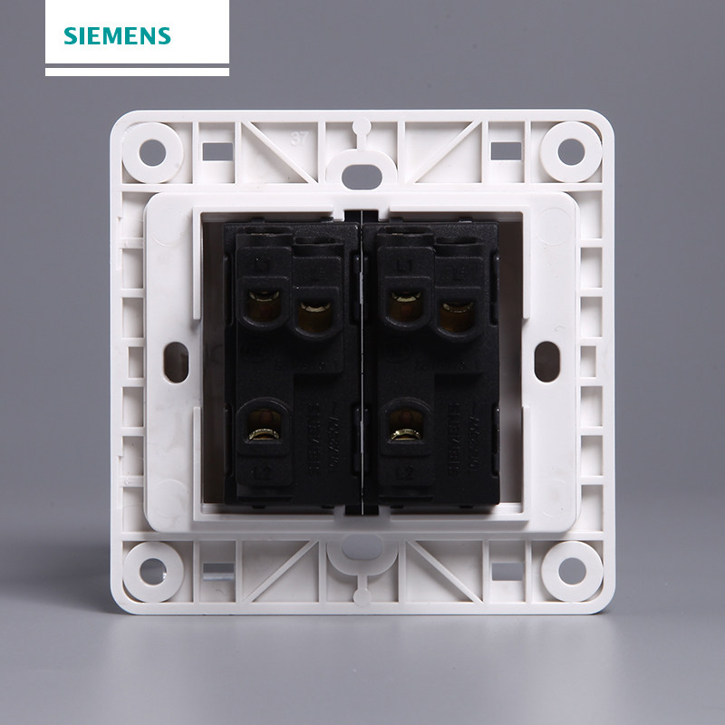 西门子二开双控开关面板远景照明灯 西门子璞高专卖双控开关