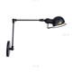 Long Arm Retro Bedside Glass Cafe Internet Cafe Wall Lamp
