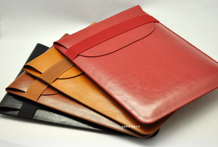 适用2022-2023苹果macbook超薄内胆包13pro新款Air M2芯片13.6/15.3英寸笔记本14电脑15/16寸保护套真皮牛皮 - 图1