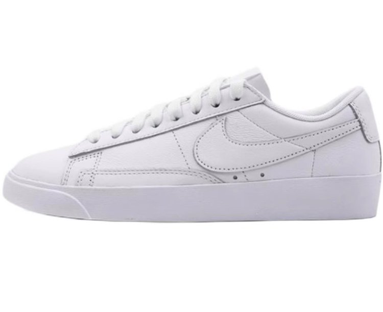 耐克 NIKE Blazer Low开拓者纯白舒适运动跑步板鞋 AQ3597-100-图3