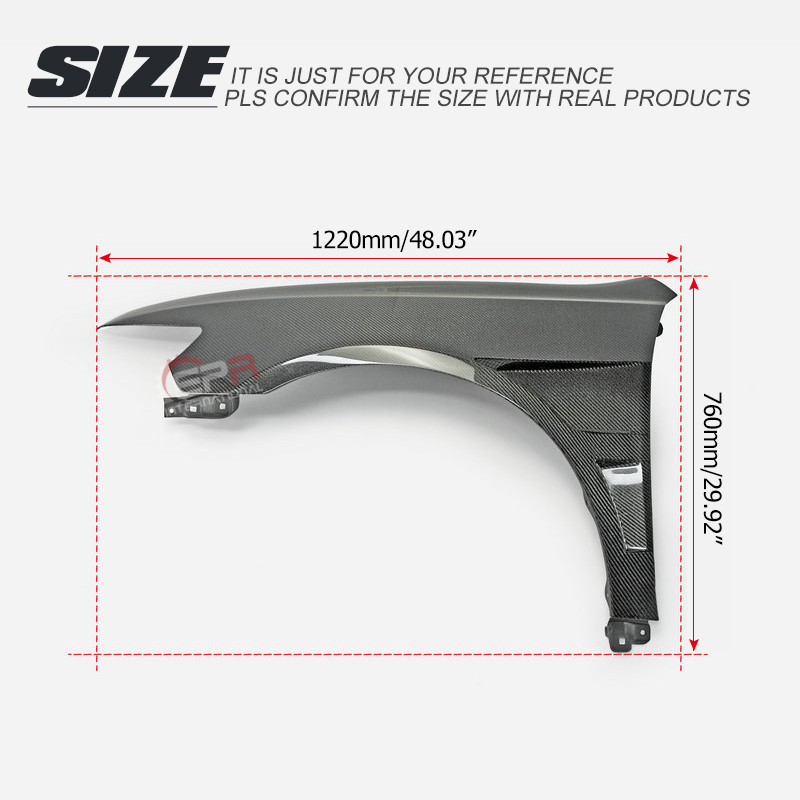 适用于本田Accord雅阁CL7碳纤EPA款开孔叶子板翼子板头沙板替换件 - 图2