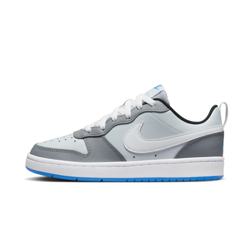 Nike Court Borough Low 2 GS 白黑红经典复古低帮板鞋BQ5448-007 - 图2