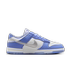 Nike Dunk Low blue and white non-slip wear-resistant low-cut sneakers for men and women DD1873-402