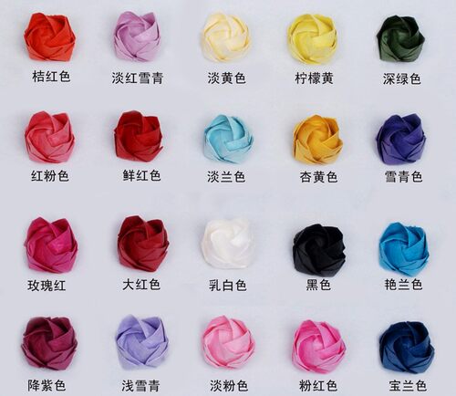 儿童益智玩具 幼儿园手工材料 大张彩纸 皱纹纸 手揉纸 川崎玫瑰 - 图1