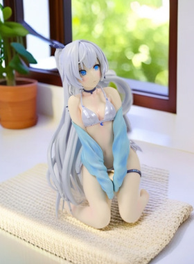 新品美少女跪姿阿库娅酱车载机箱摆件模型动漫二次元桌面摆件公仔