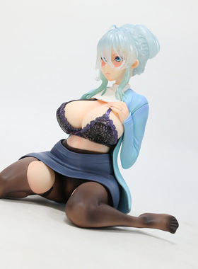 二次元深冬雪乃遗孀之雪女美少女手办Q版书架机箱摆件玩具模型