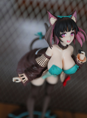 二次元美巧克力猫娘美少女性感可爱手办模型玩具机箱书架摆件礼物