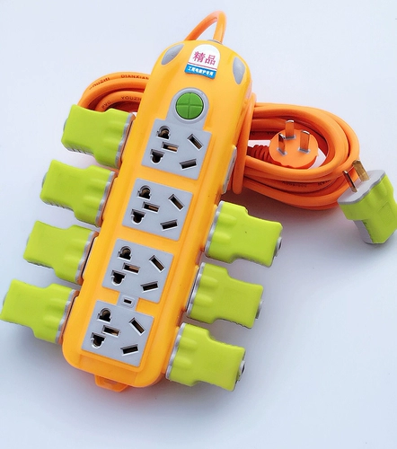 Домохозяйный переключатель ждем анти -крон multi -plug -in power spocket upte -in in Щиты 5 10 метров проводки линии расширения длиной
