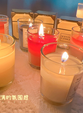精油香薰蜡烛熏香安神助眠家用小众室内持久卧室睡眠浪漫情调香氛