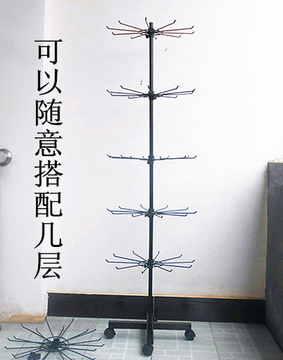 Multi-layer scarf car accessories sleeve display stand