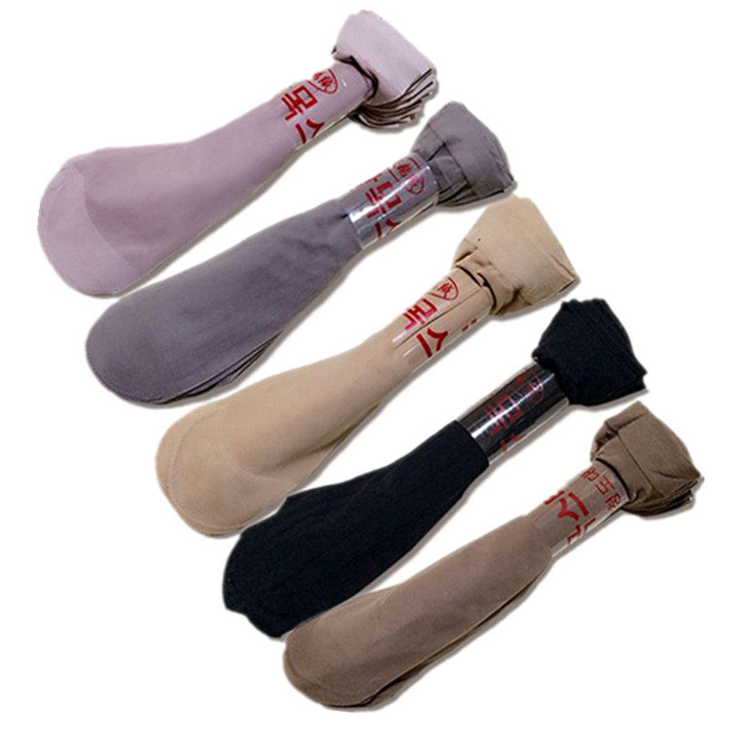 夏季天鹅绒水晶丝袜女短袜子超薄款黑肉色中厚耐磨中筒防滑防勾丝,淘宝优惠券,粉丝福利购,淘宝优惠卷