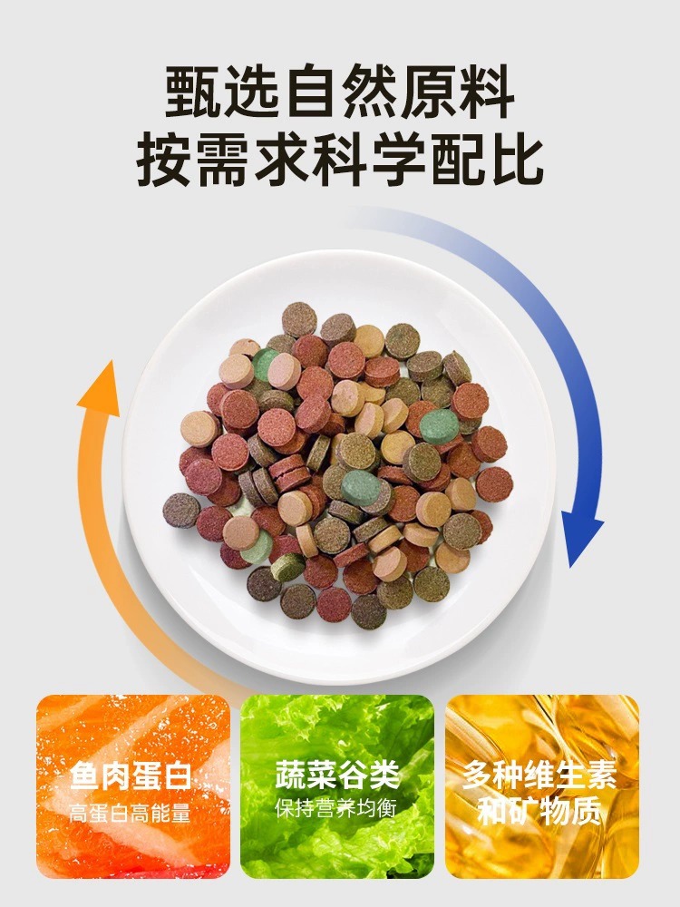 BIOZYM百因美贴片鱼食热带鱼斗鱼孔雀红绿灯科鱼粮观赏小型鱼饲料 - 图1