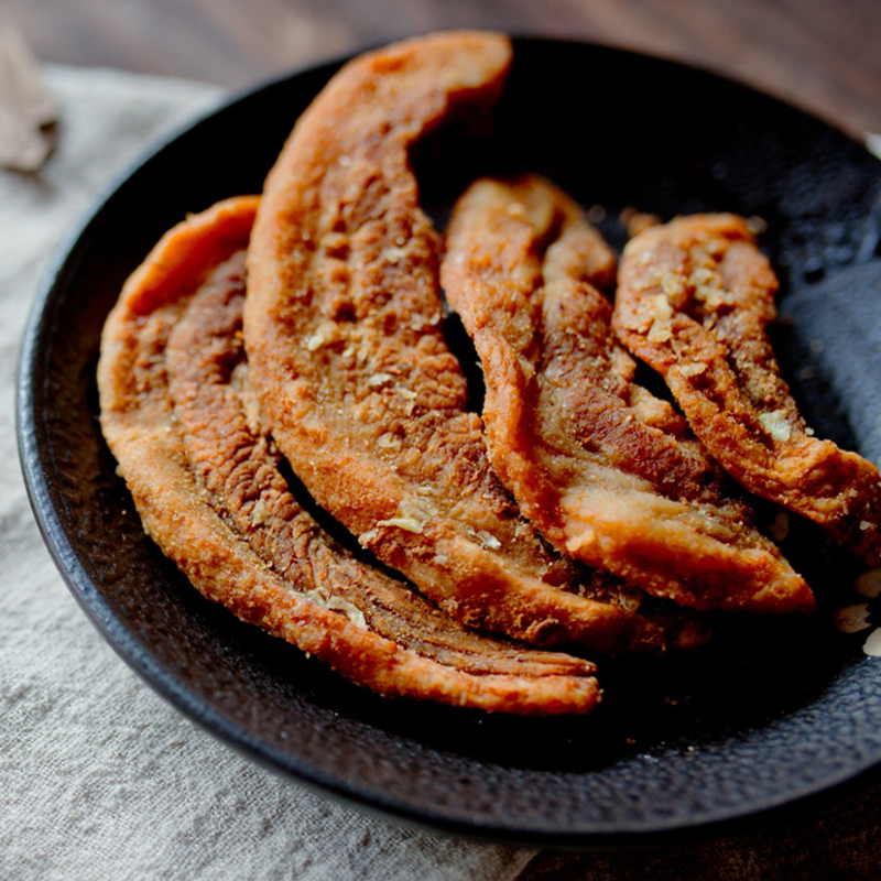 美琼肉粕福建小吃零食特产猪肉脯条猪油渣蒜蓉蒜香润油粕脂渣250g - 图2