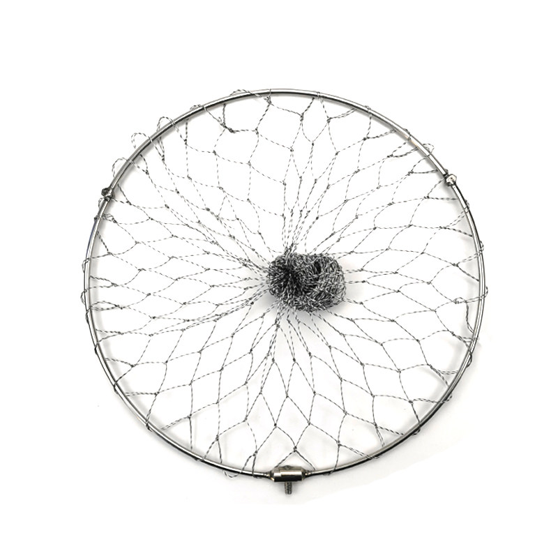 不锈钢实心抄网头可折叠大力马大网眼小眼抓鱼网兜抄网圈大物网,淘宝优惠券,粉丝福利购,淘宝优惠卷