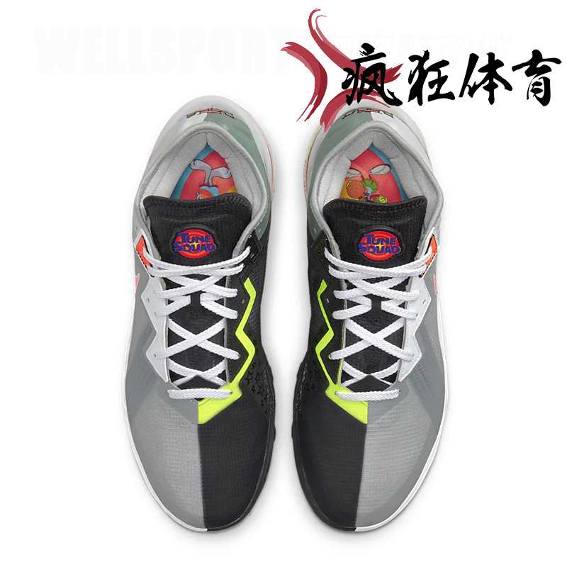 Nike LeBron 18 Low耐克詹姆斯男子气垫缓震实战篮球鞋CV7564-005 - 图0