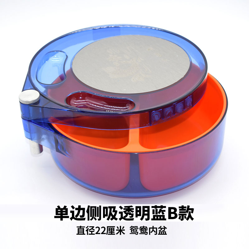 黑坑竞技开饵盆全磁散炮盆强磁拉饵盘钓椅钓箱开饵料盆大号散泡盆 - 图2