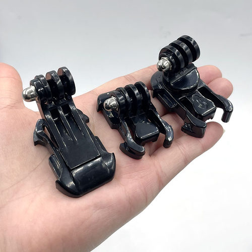 gopro配件 大疆运动相机胸带卡扣连接快插J型基座头盔固定底座 - 图2