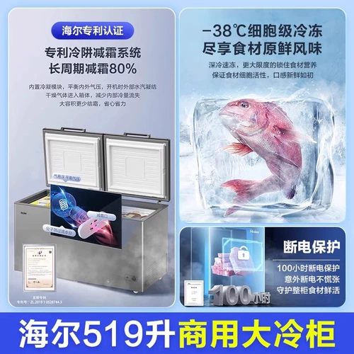Haier морозильная камера большая мощность домохозяйства 300/369/519 лит