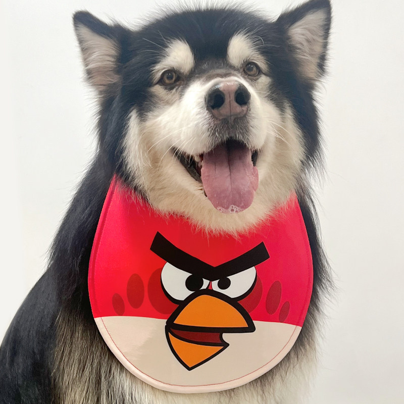 狗狗口水巾 夏季车载可自立接口水围兜 阿拉斯加金毛萨摩中大型犬,淘宝优惠券,粉丝福利购,淘宝优惠卷