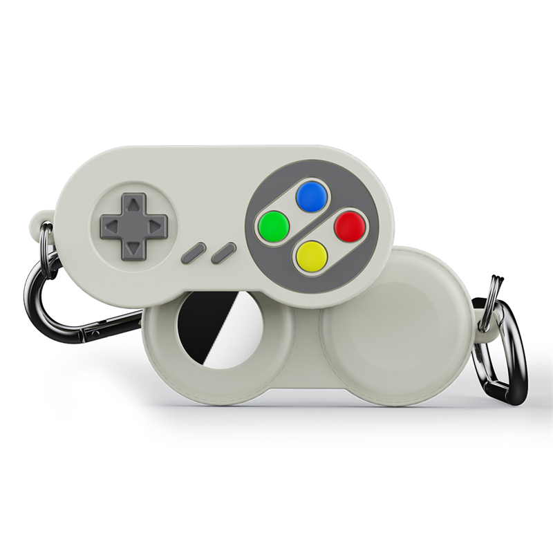 适用苹果Airtag硅胶复古游戏机定位追踪器便携保护套宠物防丢失 - 图3