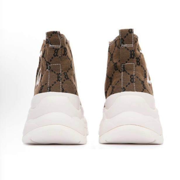 MLB Chunky High Mono 潮流复古舒适  高帮 帆布鞋 男女同款,淘宝优惠券,粉丝福利购,淘宝优惠卷