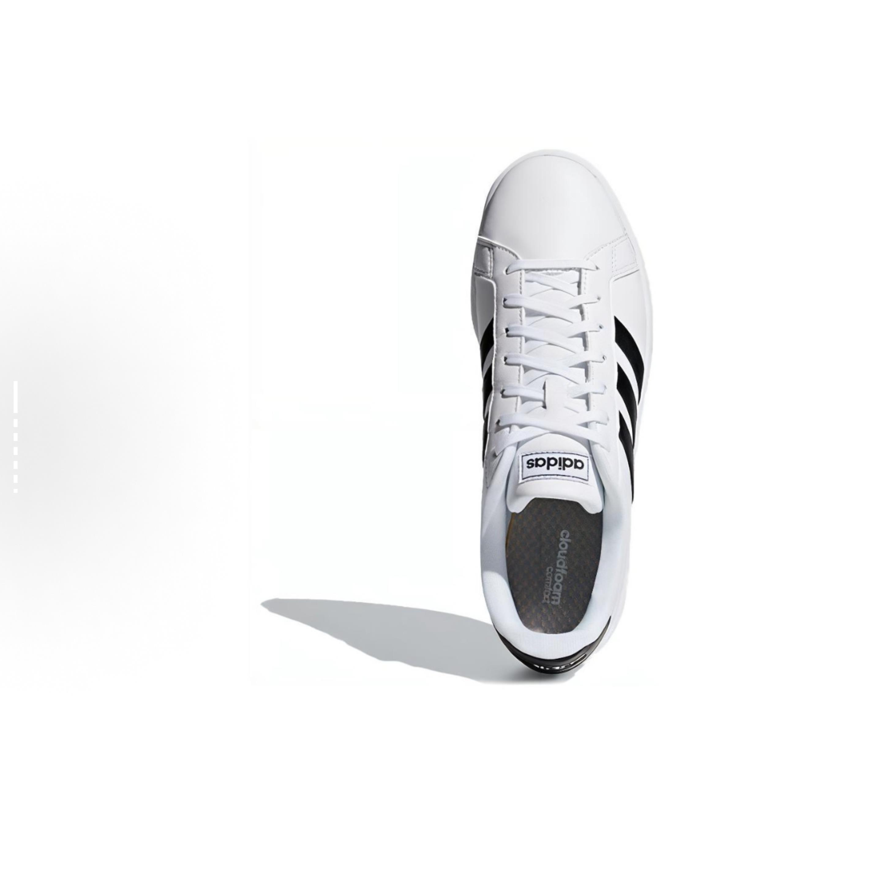 adidas neo GRAND COURT 舒适 低帮 板鞋 男女同款 - 图1