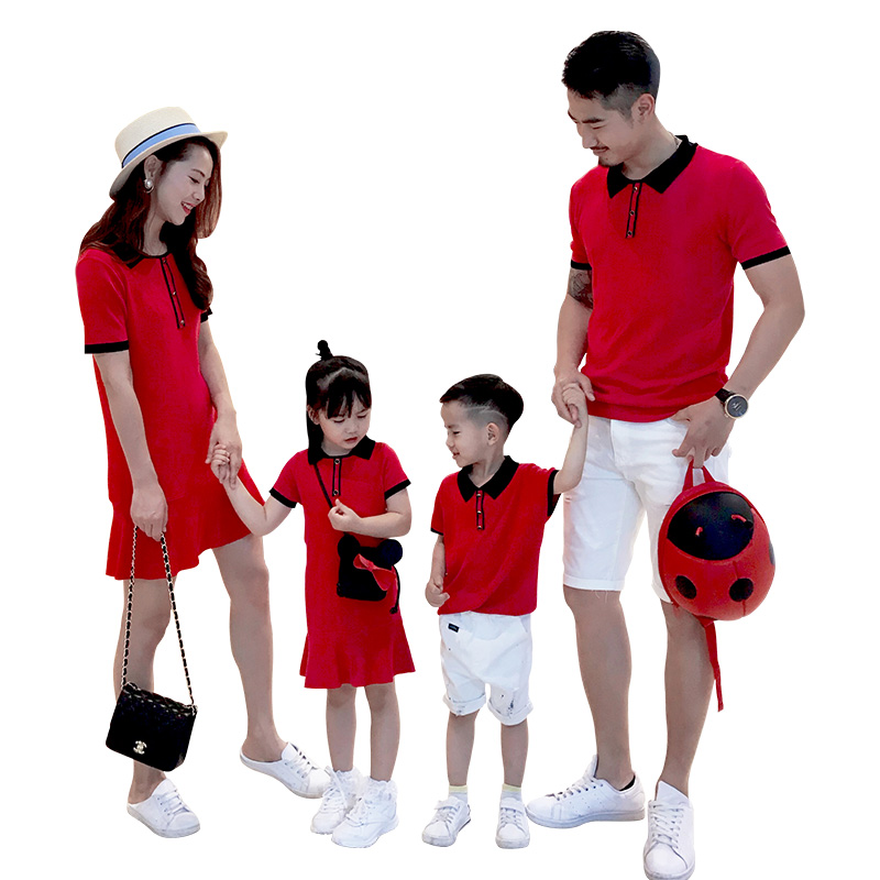 2019 衫 POLO 不一样 亲子装夏装 新款城家三口四口母女连衣裙洋气 2019 衫 POLO 不一样 亲子装夏装 新款城家三口四口母女连衣裙洋气