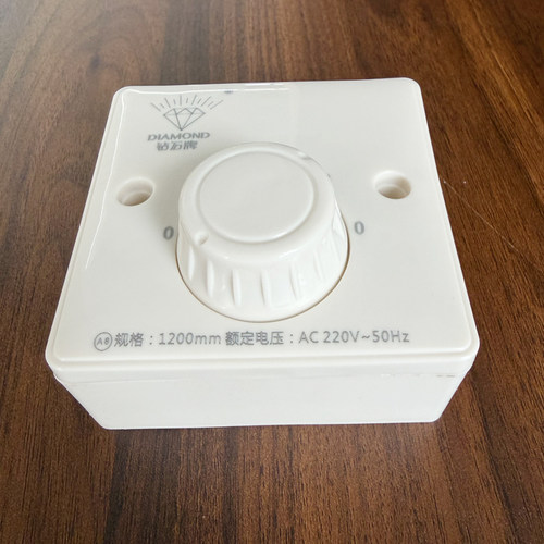 钻石牌吊扇调速开关86型明装暗装电风扇钻石牌调节旋钮电容式器 - 图1