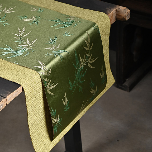 Brocade jacquard absorbent tea mat new Chinese style Zen