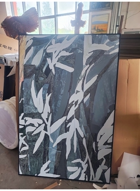 格林豪泰格林东方青皮树联盟酒店大堂走道装饰壁画一平方价格定制
