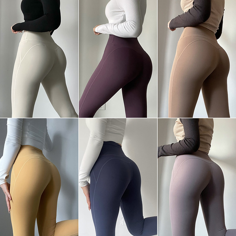 收腹提臀瑜伽裤裸感免穿内裤运动跳操健身裤高腰普拉提紧身长裤,淘宝优惠券,粉丝福利购,淘宝优惠卷
