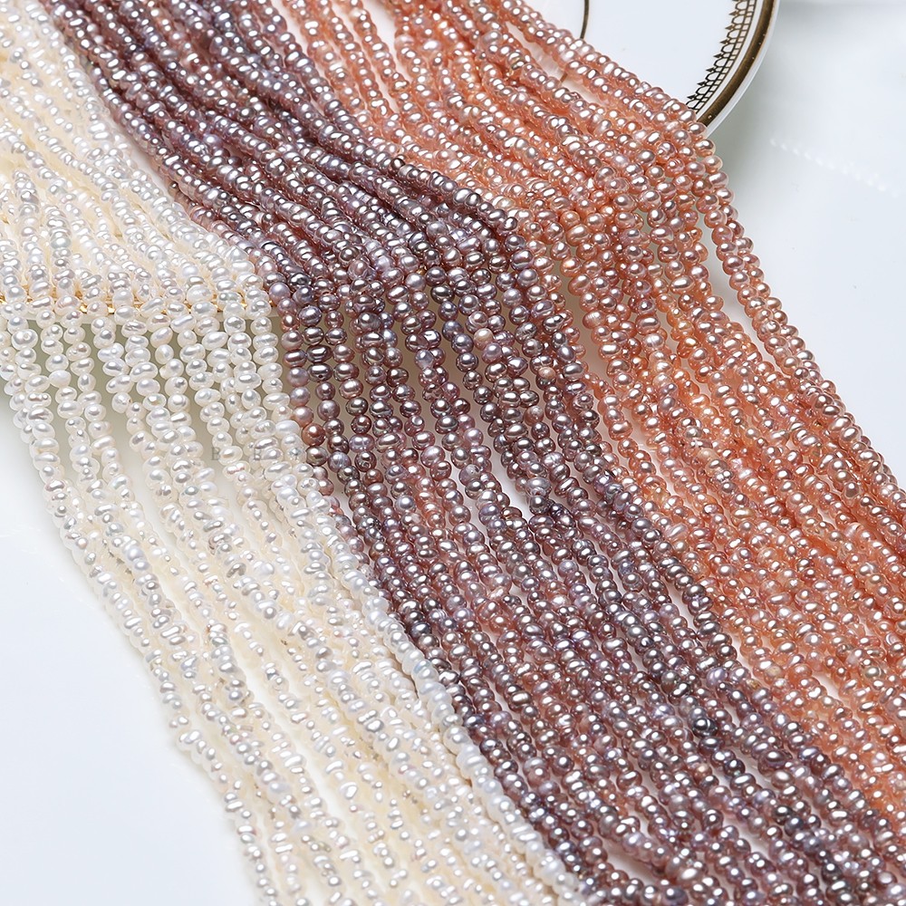 【极细baby链】清仓亏出天然淡水2mm小珍珠巴洛克链条定制35cm,淘宝优惠券,粉丝福利购,淘宝优惠卷