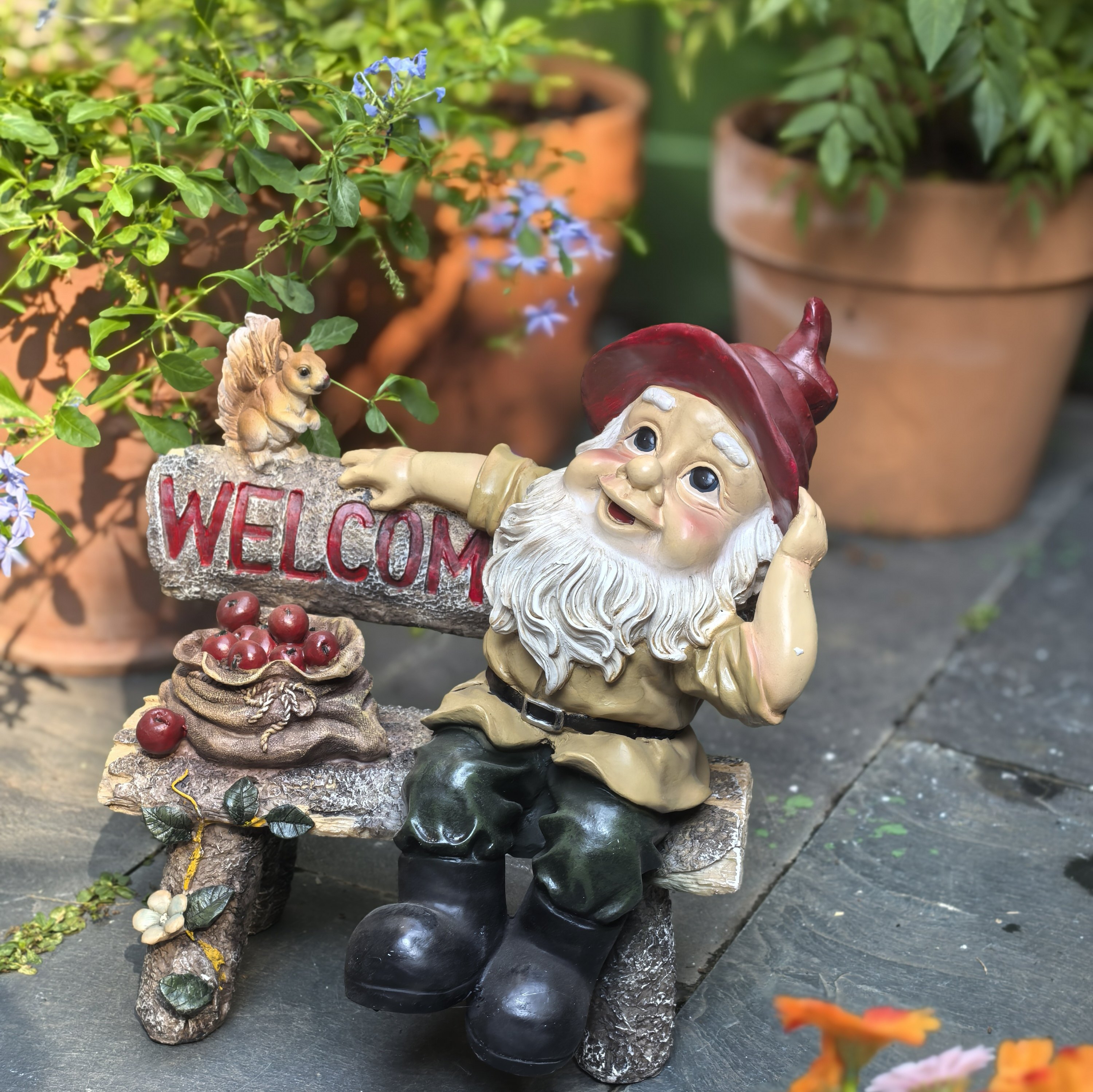 【清仓福利】精灵座椅树脂花园装饰花盆摆件庭院装饰复古落地摆件,淘宝优惠券,粉丝福利购,淘宝优惠卷