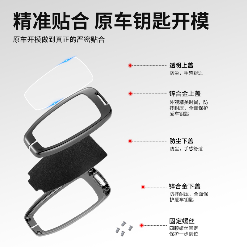 22/23款一汽红旗H9钥匙套h5 hs7汽车ehs9 hs5扣h7壳汽车包高档壳0 - 图2