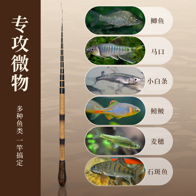 Fishing King Linjiang bamboo small object fishing rod 28 tunes