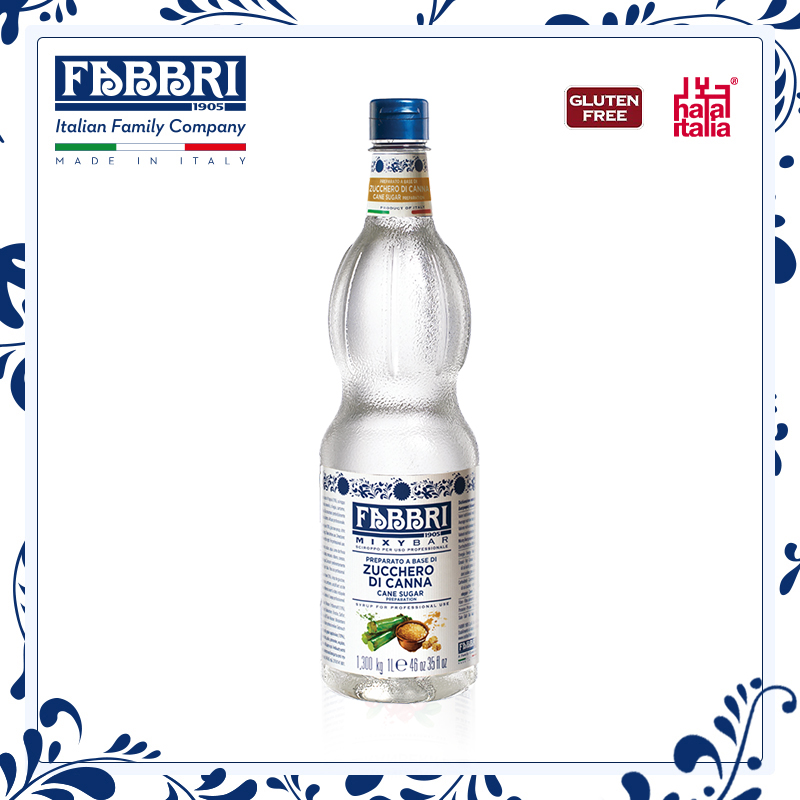 法布芮Fabbri 蔗糖糖浆汁 Cane Sugar Syrup 意大利进口 1.3kg/1L - 图0