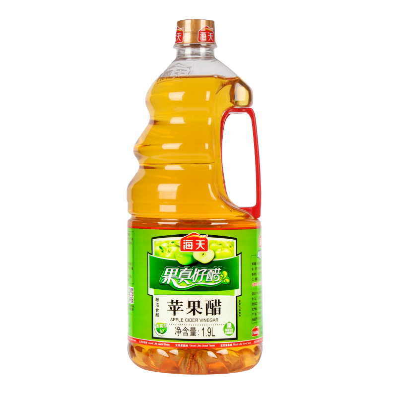 海天苹果醋1.9L升泡香蕉腌泡菜拌凉菜沙拉非饮料果汁酿造食醋家用 - 图3