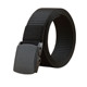 Metal-free plastic buckle security door anti-static belt