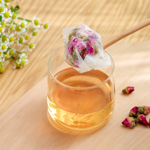 Одноразовый чай в пакетиках, мундштук, сетчатая сумка