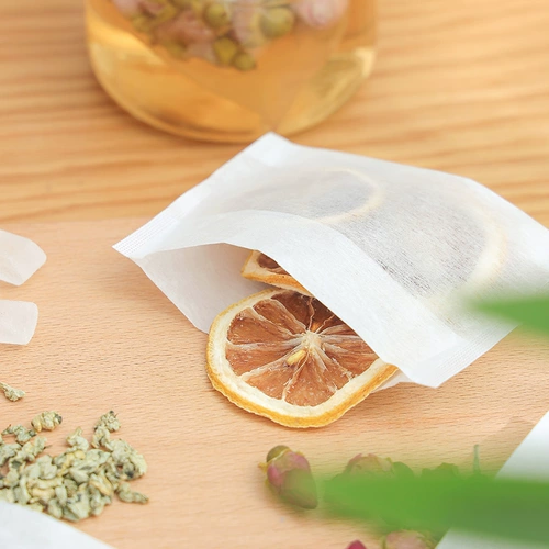 Одноразовый чай в пакетиках, мундштук, сетчатая сумка