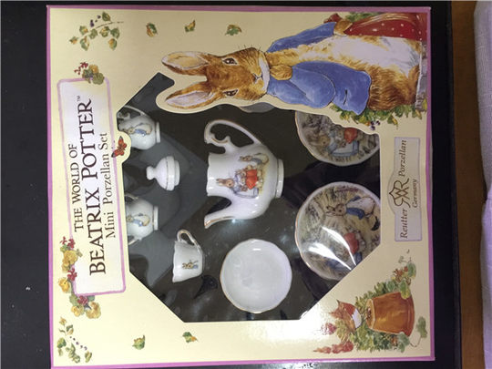 BJD 4 points/MK 4 points/3 points German brand miniature Peter Rabbit ceramic tea set mini kitchen