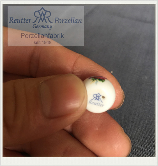 DOLL HOUSE 1 12 miniature ceramic classic round jar rement food and toys imported from Germany