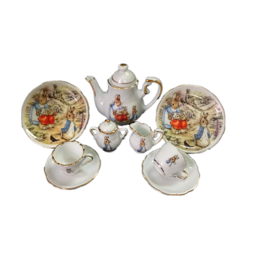 BJD 4 points/MK 4 points/3 points German brand miniature Peter Rabbit ceramic tea set mini kitchen