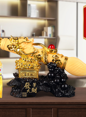 发大财毛笔装饰摆件创意工艺品