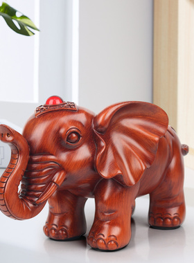 客厅茶几收纳大象摆件送朋友礼物