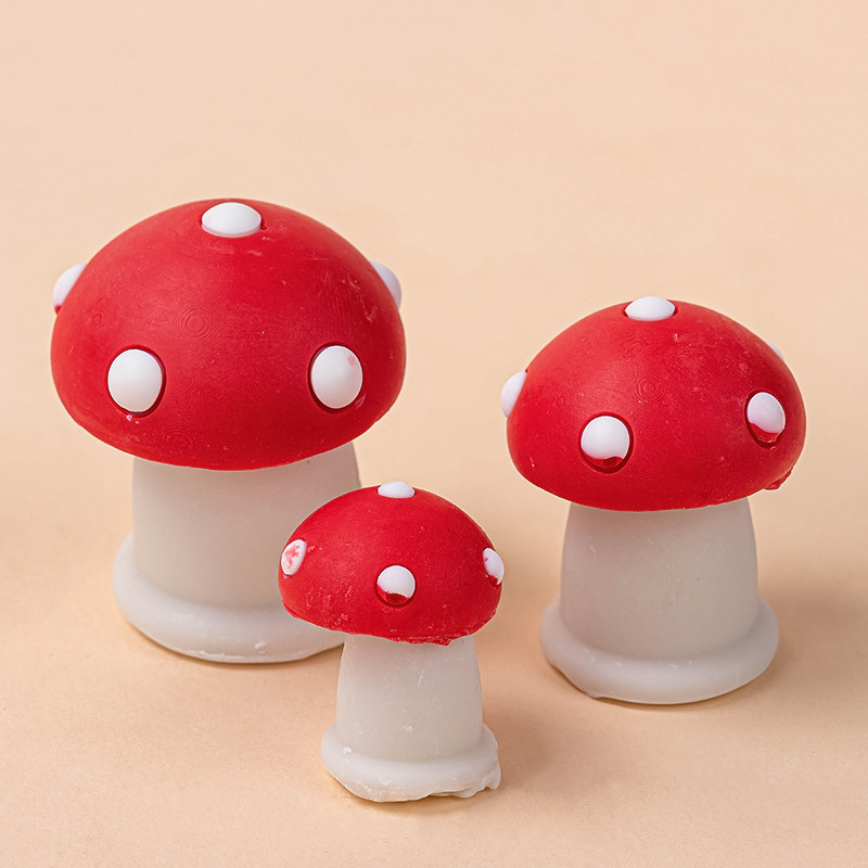 网红蘑菇蛋糕装饰摆件巧克力立体红白小蘑菇田园风烘焙摆件装扮,淘宝优惠券,粉丝福利购,淘宝优惠卷