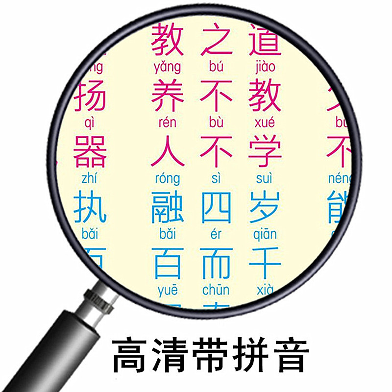 中小学国学知识三字经百家姓千字文弟子规学习挂图必背古文学墙贴 - 图2