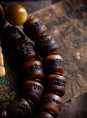 卡杰格朵牦牛骨原创设计手串